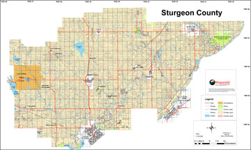 Rocky View County Land Ownership Map Map World.ca - Browse World And Wall Maps